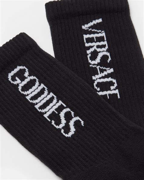 versace socks cheap|Versace stockings.